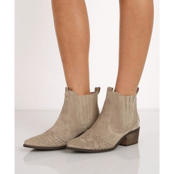 Matisse x Amuse Society suede studded booties - Picture 1 of 8
